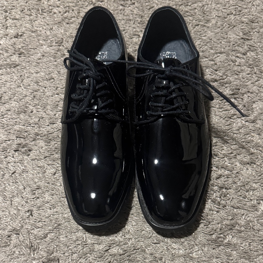 Jos. A. Bank Black Patent Lace-Up Oxfords
